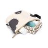 LEFRIK - Zoid Bag S - Small size - Zip closure - 100% Recycled Fabric - Eco Friendly - 2.2L, Cow, Minimalistic view 2