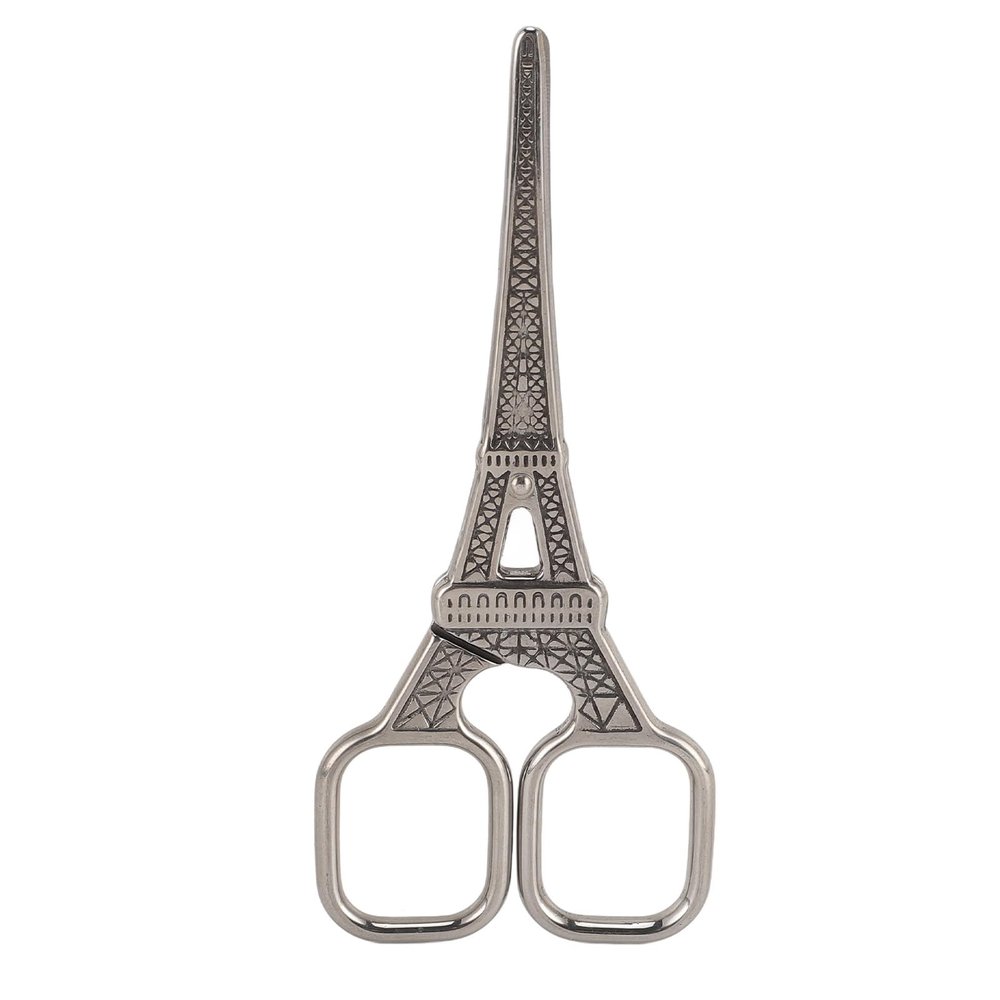 Beauty Scissor, Multifunctional Rounded Head Stainless Steel Scissor, Portable Beauty Cutting Scissors | Small Grooming Scissor | Facial Hair Scissor for Trimming Eyebrow Nose