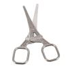 Beauty Scissor, Multifunctional Rounded Head Stainless Steel Scissor, Portable Beauty Cutting Scissors | Small Grooming Scissor | Facial Hair Scissor for Trimming Eyebrow Nose view 2
