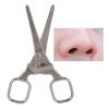 Beauty Scissor, Multifunctional Rounded Head Stainless Steel Scissor, Portable Beauty Cutting Scissors | Small Grooming Scissor | Facial Hair Scissor for Trimming Eyebrow Nose view 4