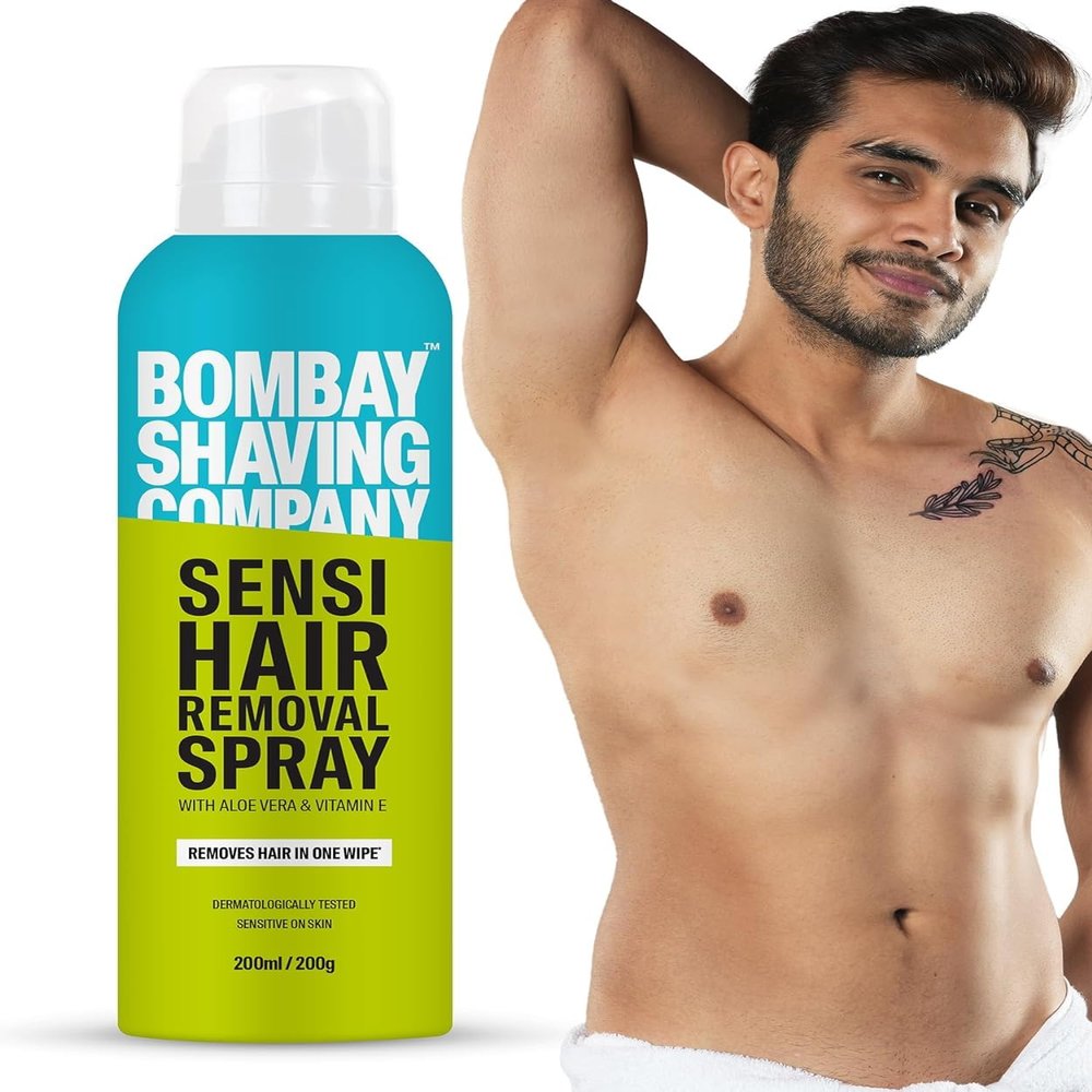 Sen.si Hair Removal Spray - 200g | Painless & Irritation Free Spray (200 ml) | For Chest, Arms, Underarms & Legs | Pleasant Smell | Prime Exclusive |Hair Removal Cream Spray