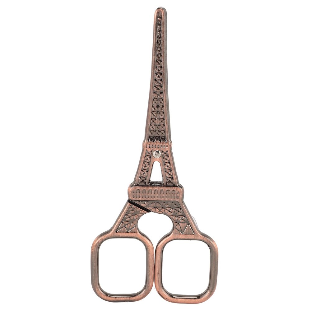 Beauty Scissor, Multifunctional Rounded Head Stainless Steel Scissor, Portable Beauty Cutting Scissors | Small Grooming Scissor | Facial Hair Scissor for Trimming Eyebrow Nose