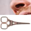 Beauty Scissor, Multifunctional Rounded Head Stainless Steel Scissor, Portable Beauty Cutting Scissors | Small Grooming Scissor | Facial Hair Scissor for Trimming Eyebrow Nose view 4