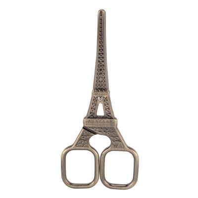 Beauty Scissor, Multifunctional Rounded Head Stainless Steel Scissor, Portable Beauty Cutting Scissors | Small Grooming Scissor | Facial Hair Scissor for Trimming Eyebrow Nose