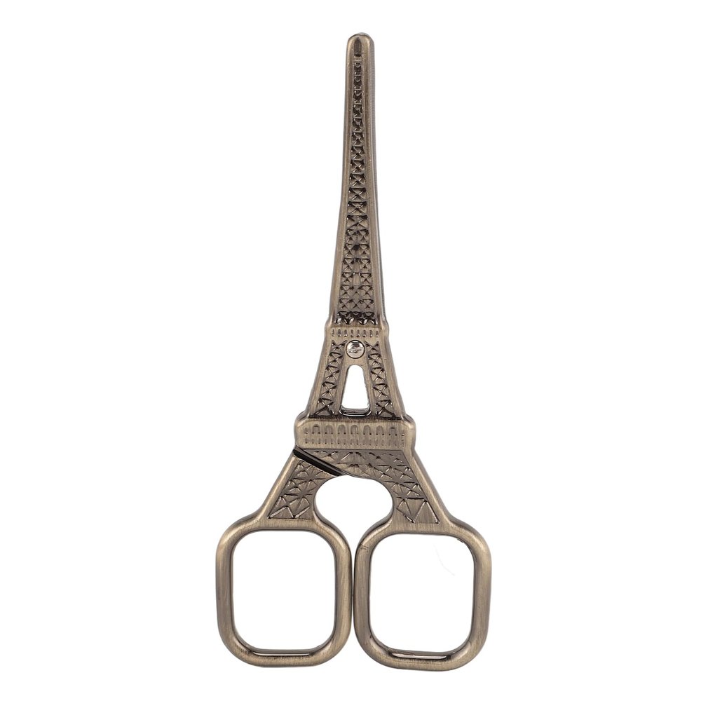 Beauty Scissor, Multifunctional Rounded Head Stainless Steel Scissor, Portable Beauty Cutting Scissors | Small Grooming Scissor | Facial Hair Scissor for Trimming Eyebrow Nose