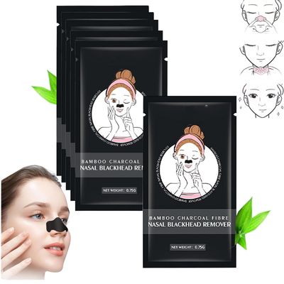 Kivori Nose Pore Patches,Hydrocolloid Acne Patches,Kivori Nose Patch, Nose Pore Patches,Nose Strips Blackhead Remover,Hydrocolloid Nose Strips,Pore Minimizer for Face (6 PCS)