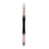 BJFSEAFN Double Ended Eye Shadow Brush with Sponge Head for Beginners Makeup Artists, Soft Artificial Fibers, Transparent Acrylic Handle, Lightweight and Portable, 2 in 1 Makeup Brush, view 3