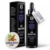 Biotin Concentration Beard Thickener & Softener - 2oz with Castor Oil, Rosemary Oil, and Vitamins - Sandalwood Scent for Men view 1