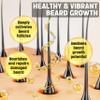 Biotin Concentration Beard Thickener & Softener - 2oz with Castor Oil, Rosemary Oil, and Vitamins - Sandalwood Scent for Men view 4
