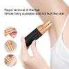 Hair Remover for Women, LipstickShaped Hair Remover with LED Light Compact Mini Electric Hair Removal Machine for Women, with LED Light, for Fullbody Use (Gloss Black) view 3