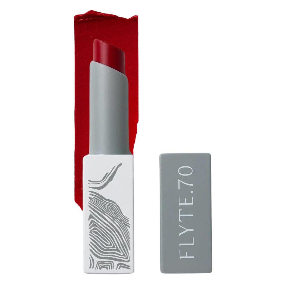 FLYTE.70 Lip Blot Red Matte Lipstick Chic Semi Transparent Soft Matte Gentled Lip Stain Look Velvety Buildable Lightweight Blotted Face Makeup Replenishes Dry Lips & Slows Moisture Loss (Red Skies)