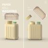 Ear Piercing Cleaner Set, Ear Piercing Cleaning Solution Ear Hole Floss Ear Hole Cleaner with 10ml Cleaning Solution Earrings Hole Cleaner for Girls Women (Mint Fragrance 240pcs) view 3