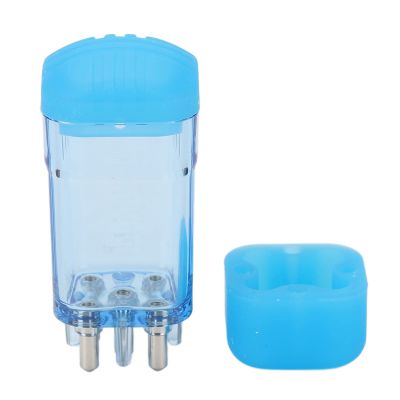 Hair Oil Applicator, Scalp Oil Applicator Scalp Applicator Comb 8ml Capacity Transparent Empty Scalp Applicator Roller Bottle for Hair (Clear Blue)