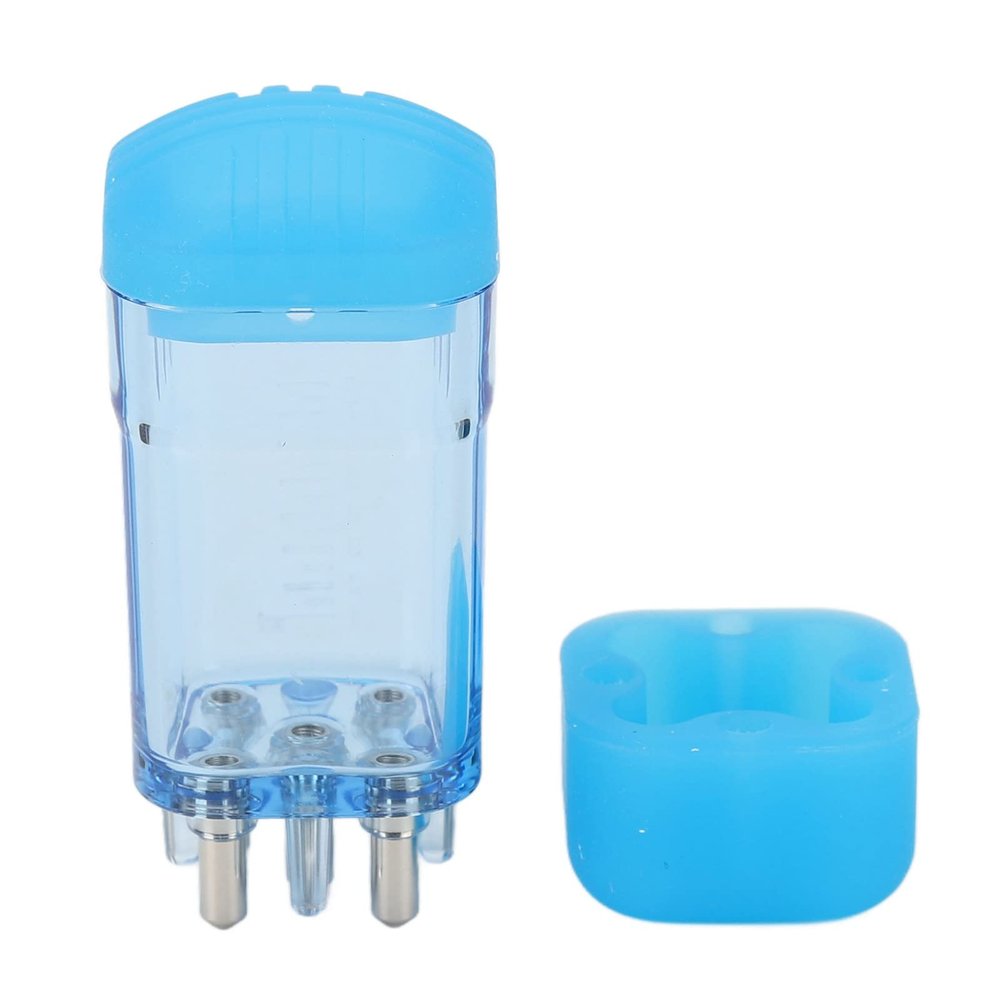 Hair Oil Applicator, Scalp Oil Applicator Scalp Applicator Comb 8ml Capacity Transparent Empty Scalp Applicator Roller Bottle for Hair (Clear Blue)