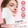ReLux Medical Grade Disposable 3D Nonwoven Face Towels  Soft & Thick, Dual Surfaces for Sensitive Skin, Super Clean, Floral Scent  Ultra-Large 13 x 10  50 Towels/Box view 3