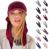 Durags Doo Rag Dew Rags for Men Durags Headwear Hat Headwraps for Men Women Headwear Head Scarf (Grey, One Size) view 1