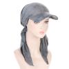 Durags Doo Rag Dew Rags for Men Durags Headwear Hat Headwraps for Men Women Headwear Head Scarf (Grey, One Size) view 2