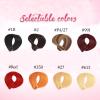 Clip in Hair Extensions Real Human Hair 8pcs 120g Red color Remy Hair Extensions Kinky Straight Clip ins Double Weft Human Hair Clip in Extensions for Women 22inch view 4