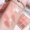 9 Colors Eyeshadow Palettes,Shimmers/glitter/matte Eye Makeup Eyeshadow Palette,Flower and mist series Colorful Powder Highly Pigmented Naturing-Looking Long Lasting Waterproof for Women/Girls view 4
