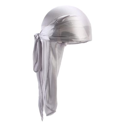 Headwear Head Wrap Scarf Neck Warmer for Sports Baggy Sleep Cap Nightcap (Grey, One Size)