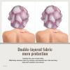 Slice Red Onion Rings Pattern Sleeping Cap Reusable Bath Cap Shower Cap for Women Long Hair view 2
