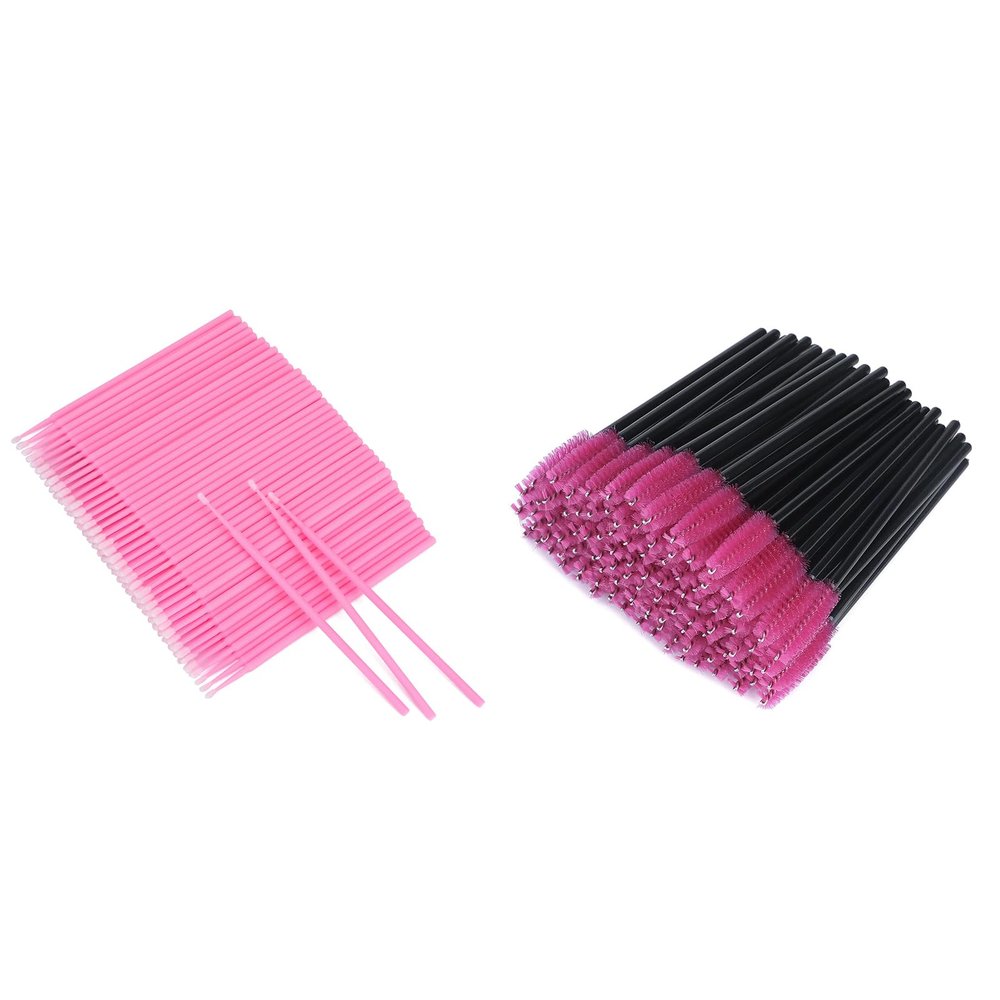 100PCS Disposable Eyelash Brushes for Eyelash Extensions and Eyebrows500Pcs Micro Applicators Brush Makeup and Personal Care Cosmetic Brush