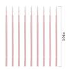 400 PCS Micro Applicator Brushes Disposable Eyelash Extension Micro Mascara Wands Brush For Lash Remover Brush Tools (Light pink-screw thread) view 2