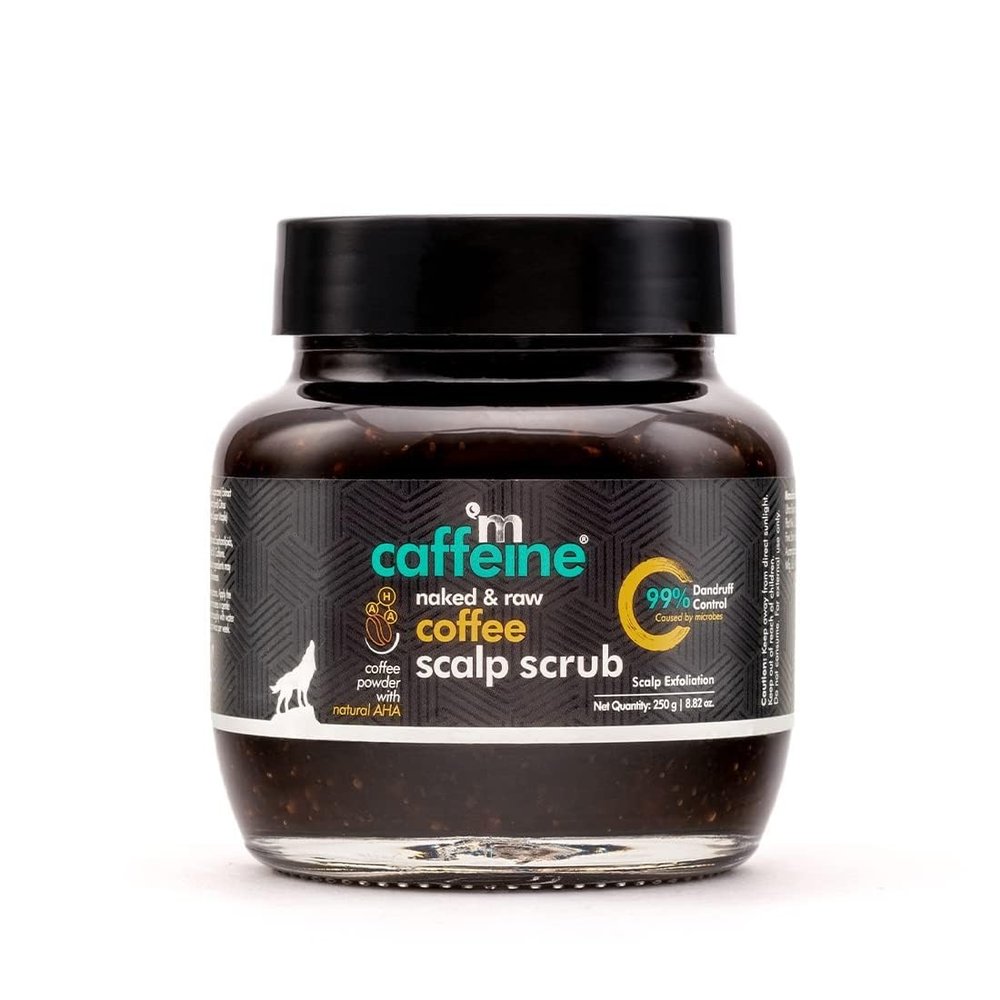 Anti Dandruff Coffee Scalp Scrub - 99% Dandruff Control Treatment for Men & Women | Scalp Exfoliator & Dandruff Remover | For Itchy Scalp in Hot & Humid Weather- 250gm, White