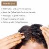 Anti Dandruff Coffee Scalp Scrub - 99% Dandruff Control Treatment for Men & Women | Scalp Exfoliator & Dandruff Remover | For Itchy Scalp in Hot & Humid Weather- 250gm, White view 4