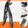 Angled Head Nail Clippers for Seniors Thick Nails,Slanted Curved Ingrown Nail Clippers for Men Heavy Duty Toe Nail Clippers for Seniors with Safety Lock Wide Jaw Opening view 3