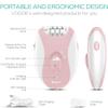 Epilator for Women, Smooth Glide Epilator for Women Face with 2 Speeds, Epilator Smooth Face Trimmer Device, Facial Hair Removal for Face Legs Arms Armpit Bikini view 3