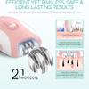 Epilator for Women, Smooth Glide Epilator for Women Face with 2 Speeds, Epilator Smooth Face Trimmer Device, Facial Hair Removal for Face Legs Arms Armpit Bikini view 4