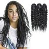 FASHION IDOL MIX crochet hair includes box braids curly hair twist butterfly braids and locs with straight hair ends 24 Inches combining multiple hairstyles together view 1