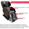 Full Body Shiatsu Massage Chair Cover, Universal Stretch Recliner Chair Slipcover Dustproof Cover, Fit for Most Kinds Massage Chair,Up and Down Foot Cover view 2