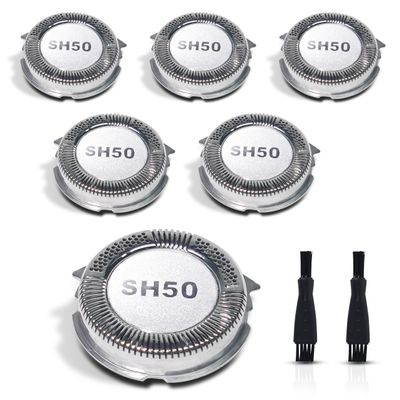 FAMELEC SH50 Blades Head for Philips Norelco Series 5000 (S5xxx), Electric Razor Compatible with Norelco 5000 Series Shaver Replacement Heads, Fit for Models S5660/84, S5590/81, S5290/88, S5210/8