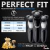 FAMELEC SH50 Blades Head for Philips Norelco Series 5000 (S5xxx), Electric Razor Compatible with Norelco 5000 Series Shaver Replacement Heads, Fit for Models S5660/84, S5590/81, S5290/88, S5210/8 view 3