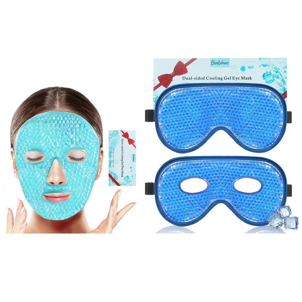 BeeVines Gel Eye Masks & Face Mask