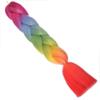 24Inch Synthetic Long Jumbo Braiding Hair For Women Colorful Braids 100g Rainbow Hair(D 5) view 1