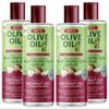 ORS Olive Oil Heat Protection Hair Serum infused with Coconut Oil for Restorative Shine 6.0 Ounces (Pack of 4) view 1
