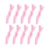 10 Pcs Alligator Hair Clip for Styling Sectioning - Salon Hair Clip for Thick Hair, Plastic Hair Styling Clip with Wide Teeth & Double-Hinged Design (Pink) view 1
