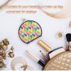 Gummy Bear Compact Folding Mirror Magnifying Mini Portable Travel Makeup Mirror Hinged Lock Mirror for Handbag Purses view 4