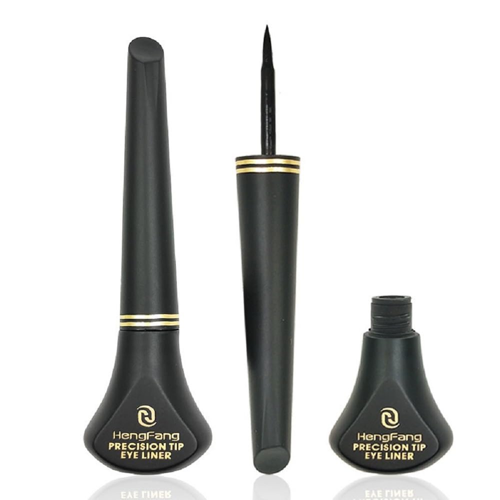 Cool Black Color Liquid Eyeliner Pen, Small Brush Head, Easy to Color, Smudge-Resistant, Fair Price Makeup