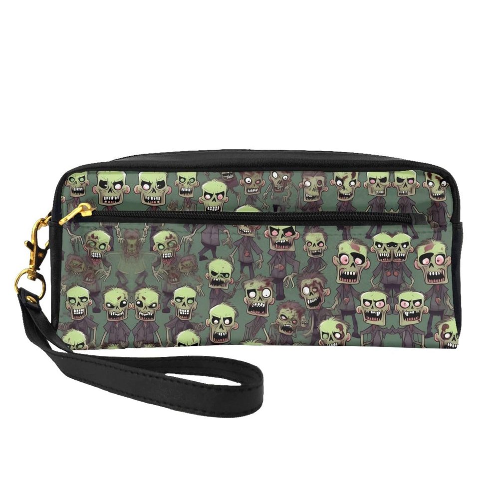 DRTGEDS Many Zombies Cosmetic Bags For Womem,Travel Toiletry Bag Accessories Organizer Zipper Pouch Gift Idea