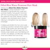 Difeel Premium Rice Water Hair Mask 12 oz. - Deep Repair Mask for Dry, Damaged Hair view 3