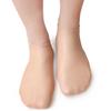 AZhause Ankle High Silicone Moisturizing Socks, Heel Protector, Foot Spa Socks, Pedicure Socks (Nude, M (4.5 to 8.5) Women) view 1
