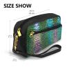 DRTGEDS Magical Pattern Cosmetic Bags For Womem,Travel Toiletry Bag Accessories Organizer Zipper Pouch Gift Idea view 3