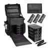 NinthAvenue Basics Makeup Trolley Case Portable Professional Rolling Makeup Train Case view 1