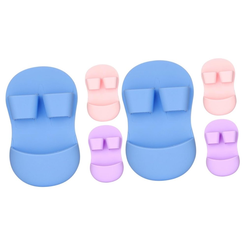 Didiseaon 6pcs Silicone Face Scrubber for Blackhead Removal Facial Cleansing Brush