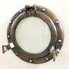 12" Ship Porthole MirrorDesign Wall Decor Frame for Beach/Lake Houses, Bathrooms, & Bedrooms, 11.5 Inch Diameter, Bronze view 2