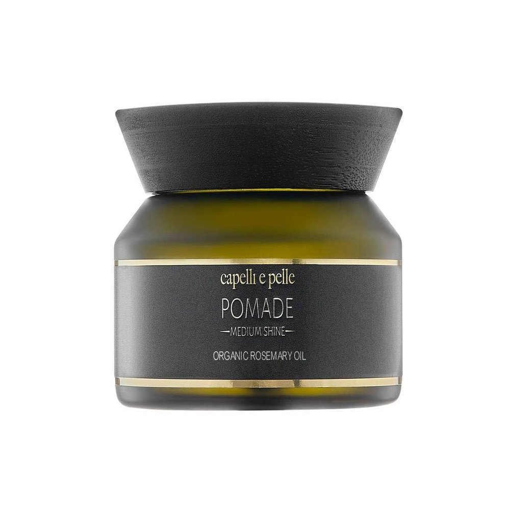 capelli e pelle Rosemary Hair Pomade for Black Men & Women Medium Hold & Shine, Moisturizing Hair Grease for Waves, Braids & Dreadlocks, Scalp Care & Hair Growth Styling (100ml)